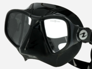 Masque Aqualung Micromask X bi-hublot dédié à la pratique de l'apnée et de la chasse.